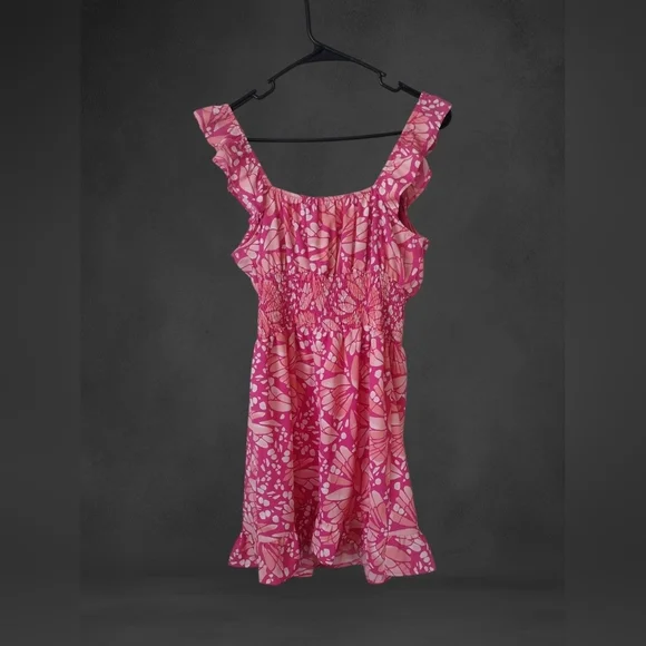 Lily Rose Smocked Waist Skater Dress Juniors Size Large NWT - Picture 3 of 6